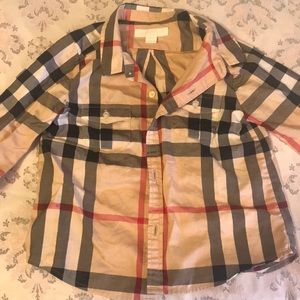 Boys Burberry shirt